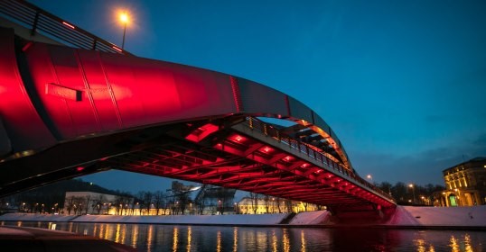 Vilnius King Mindaugas bridge