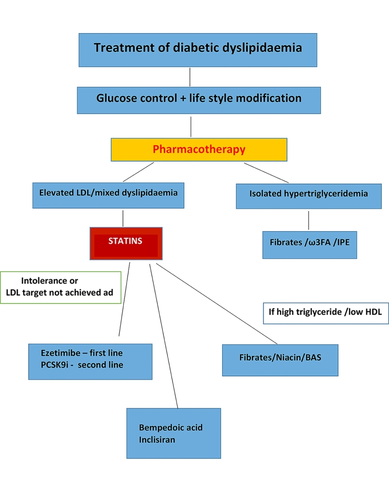 BAS: bile acid sequestrant; LDL: low-density lipoprotein; ω3FA: omega-3 fatty acids