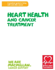 Macmillan Cancer patient information booklet regarding Heart health and cancer