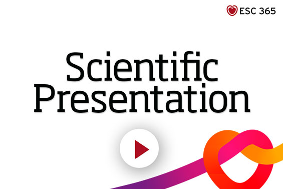 <br/>Scientific Presentation at ESC Congress 2022