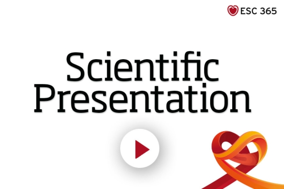 <br>Scientific Presentation at ESC Congress 2023