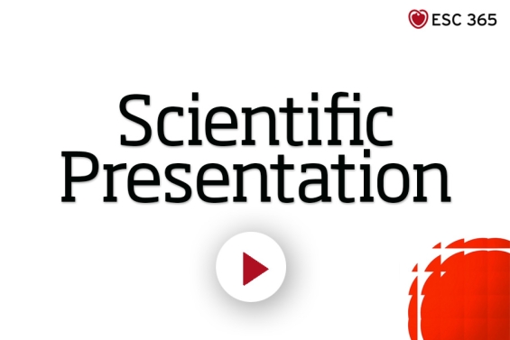 <br>Scientific Presentation at ESC Congress 2020