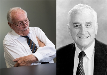 Figure 1. Prof. Paul Hugenholtz (left) and Prof. Jerry Cox (right).